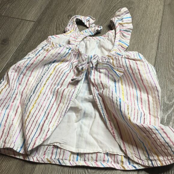 Hannah Anderson Baby Girl Coordinates Pinstripes Multicolor Outfit Set 90/3T - Picture 5 of 7